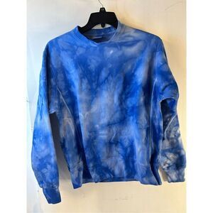 Champion reverse blue tie‎ dye weave medium m rn#15763